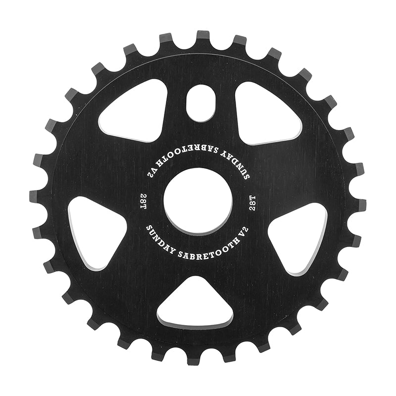 Sabretooth V2 Sprocket - 28t Black - Bicycle Warehouse