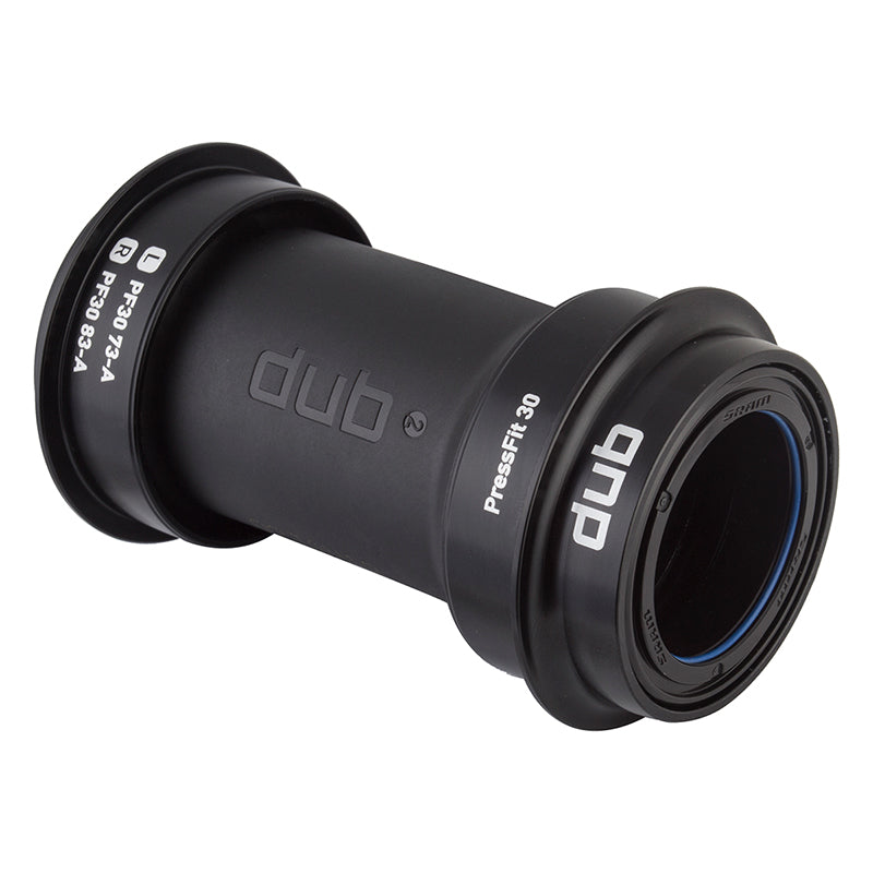 DUB PressFit30 Bottom Bracket - PF30A 73mm Road Black - Bicycle Warehouse
