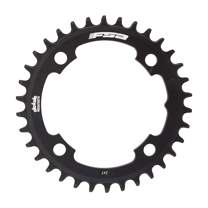 Megatooth 1x10/11sp Chainring 104BCDx34T Blk - Bicycle Warehouse