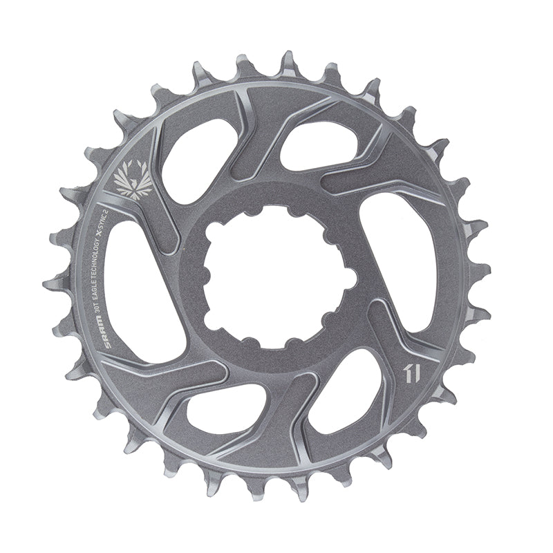 X-Sync 2 Eagle Direct Mount Chainring - 30 Tooth 3mm Boost Offset 12-Speed Polar Grey - Bicycle Warehouse