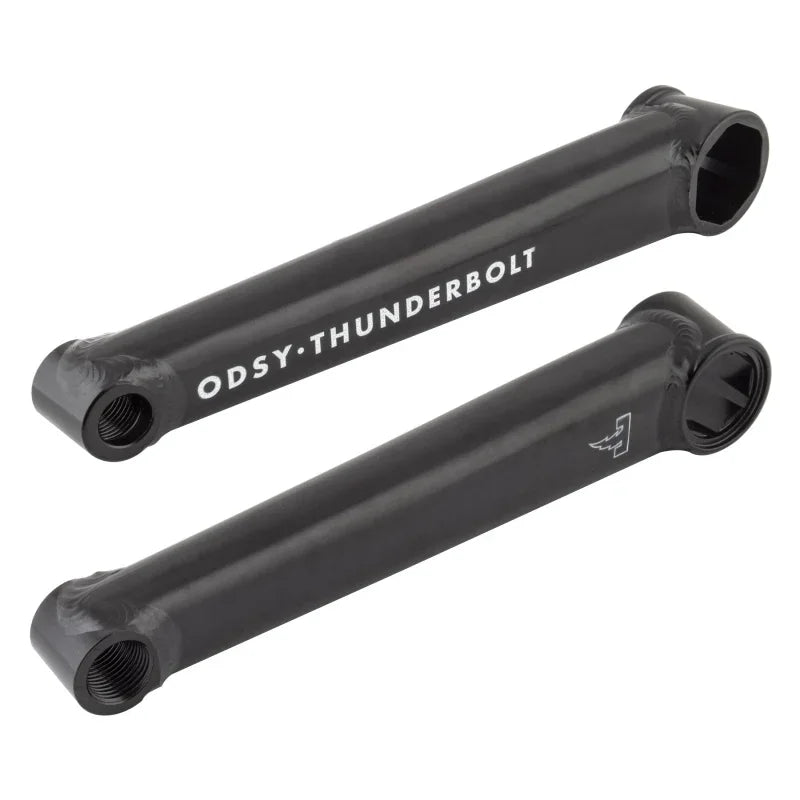 Thunderbolt Crankset - 175mm Left Hand Drive Rust Proof Black - Bicycle Warehouse