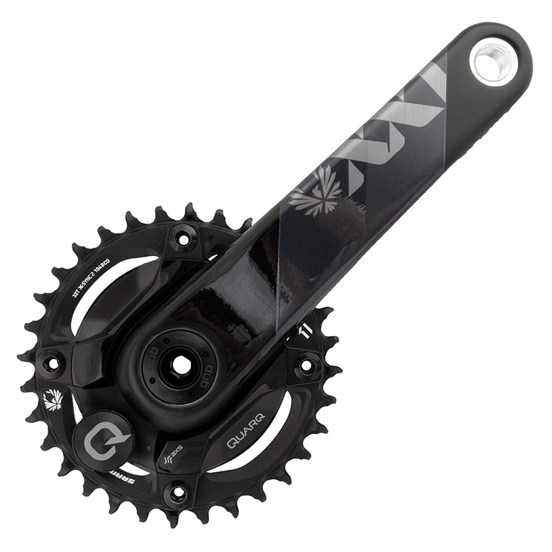 XX1 Eagle DUB Power Meter Power Meter Crankset Speed: 11/12 Spindle: 28.99mm BCD: 104 32 DUB 175mm Black Boost - Bicycle Warehouse