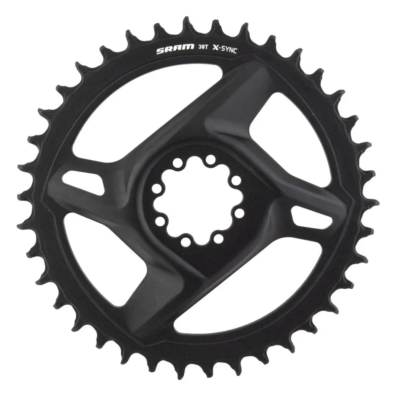 X-Sync Road Direct Mount Chainring Rival - 38t 12-Speed 8-Bolt Direct Mount BLK - Bicycle Warehouse