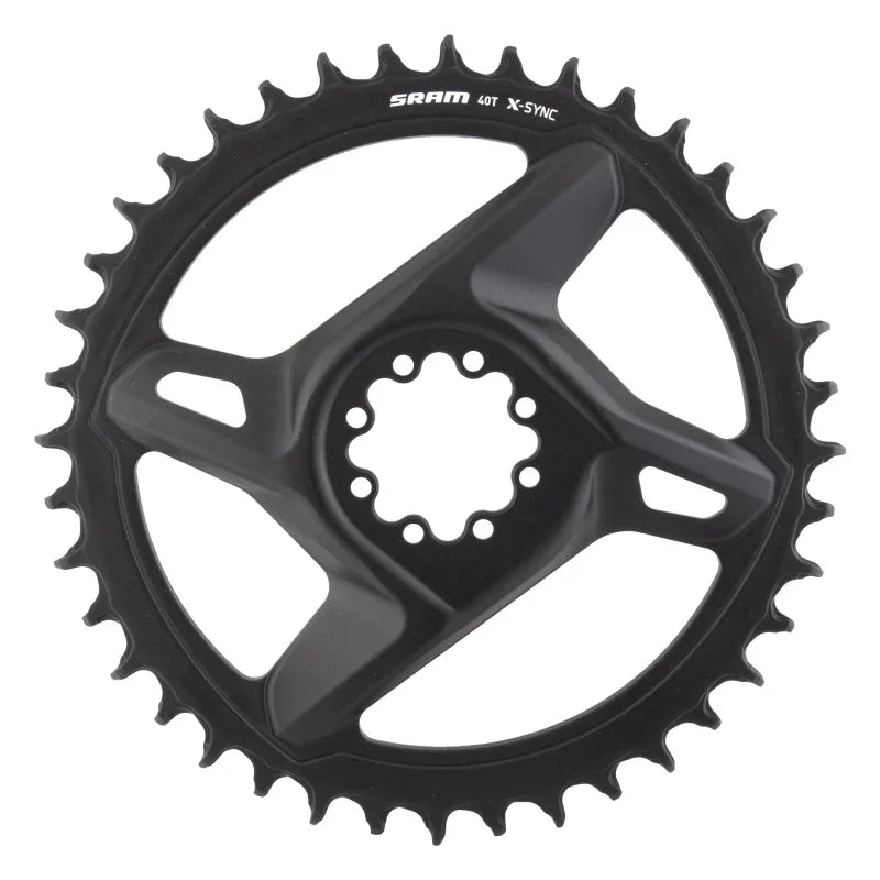 X-Sync Road Direct Mount Chainring Rival - 40t 12-Speed 8-Bolt Direct Mount BLK - Bicycle Warehouse