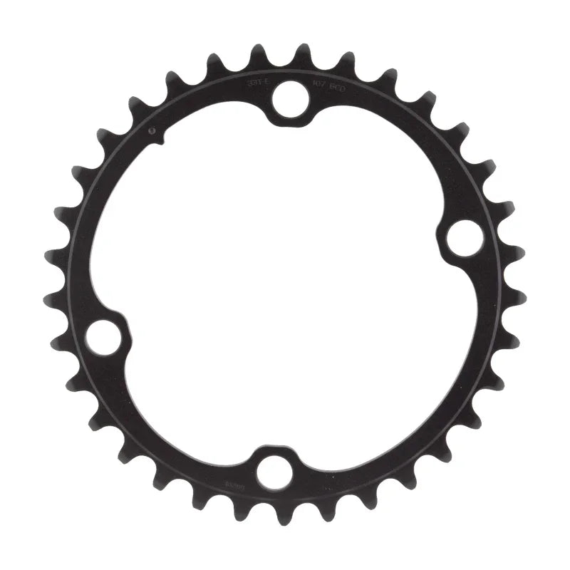 Rival 2x12-Speed Inner Chainring - 33t 107 BCD BLK For use 46t Outer - Bicycle Warehouse