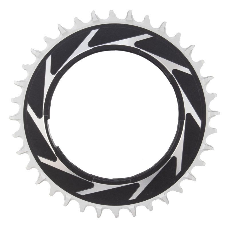XX SL Eagle T-Type Thread Mount Chainring - 36t 12-Speed Thread Mount For XX SL PM Spider 3mm Offset Aluminum BLK/Silver - Bicycle Warehouse