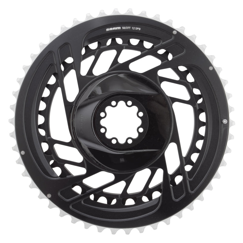 Force 2x Chainring Kit - 50/37t 2x12-Speed 8-Bolt Direct Mount Black D2 - Bicycle Warehouse