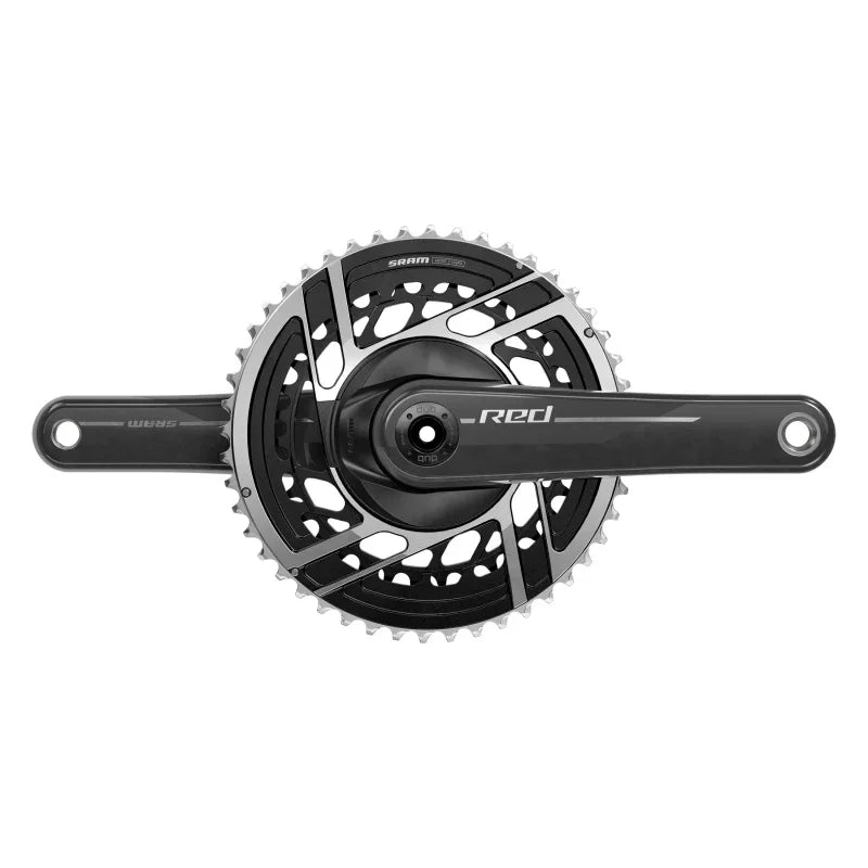 RED Crankset - 175mm 2x 12-Speed 50/37t 8-Bolt Direct Mount DUB Spindle Interface Natural Carbon E1 - Bicycle Warehouse