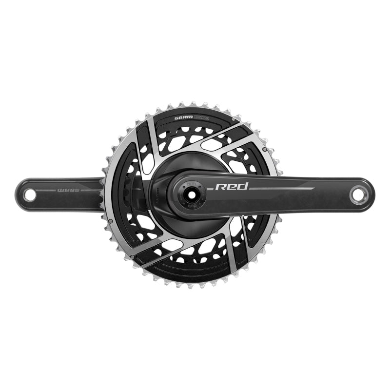 RED Crankset - 165mm 2x 12-Speed 48/35t 8-Bolt Direct Mount DUB Spindle Interface Natural Carbon E1 - Bicycle Warehouse