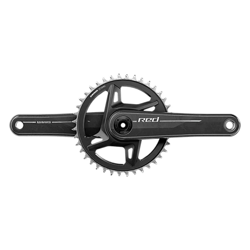 RED 1x XPLR Wide Crankset - 165mm 13-Speed 42t 8-Bolt Direct Mount DUB Spindle Natural Carbon E1 - Bicycle Warehouse