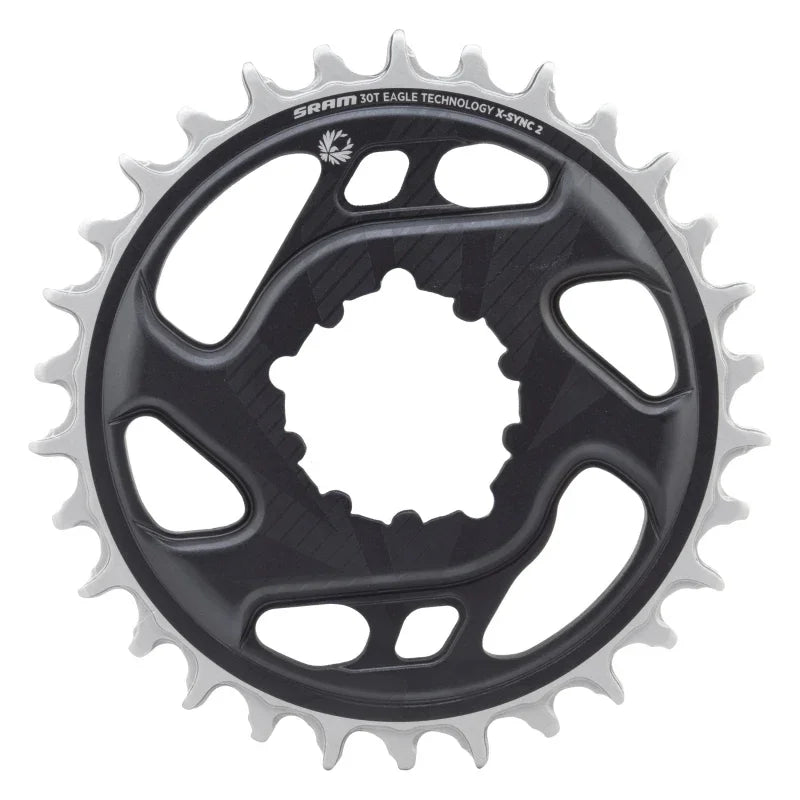 Eagle X-SYNC 2 Direct Mount Chainring - 30t Direct Mount 3mm Offset For Boost Lunar Grey - Bicycle Warehouse