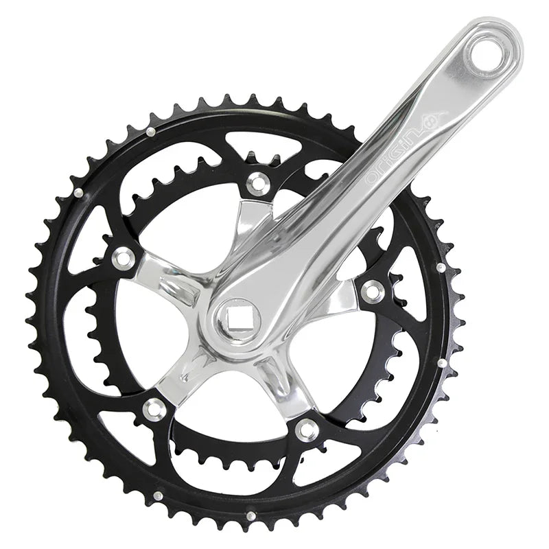 Pro Pulsion Alloy Road 172.5x53/39 110.5 SQR JIS crankset silver - Bicycle Warehouse