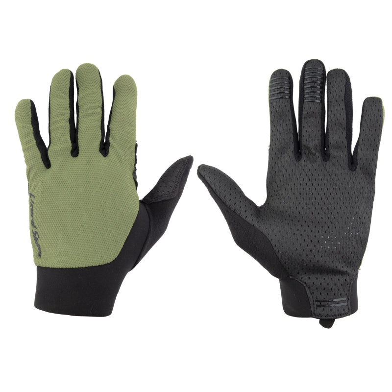 Monitor Ignite Gloves - Olive Green Full Finger Large - Bicycle Warehouse