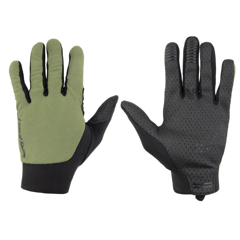 Monitor Ignite Gloves - Olive Green Full Finger Large - Bicycle Warehouse