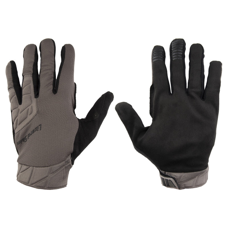 Monitor Ops Gloves - Graphite Gray Full Finger Small - Bicycle Warehouse