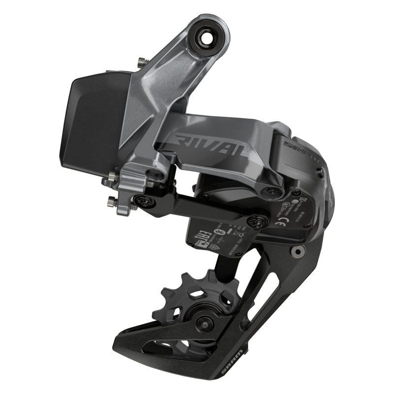 Rival XPLR eTap AXS Rear Derailleur - 12-Speed 44t Max Black D1 - Bicycle Warehouse