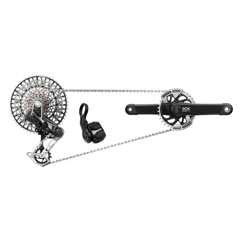 XX T-Type Eagle Transmission Power Meter Group - 170mm 32t Chainring AXS POD Controller 10-52t Cassette Rear Derailleur Chain - Bicycle Warehouse