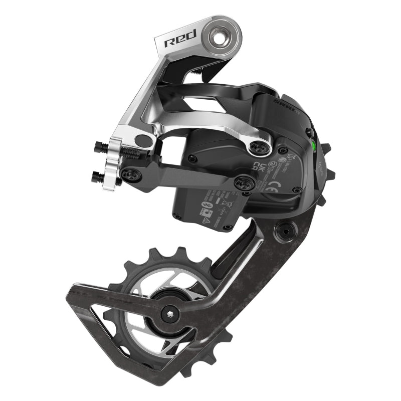 RED AXS Rear Derailleur - 12-Speed Medium Cage 36t Max Battery Not Included BLK E1 - Bicycle Warehouse