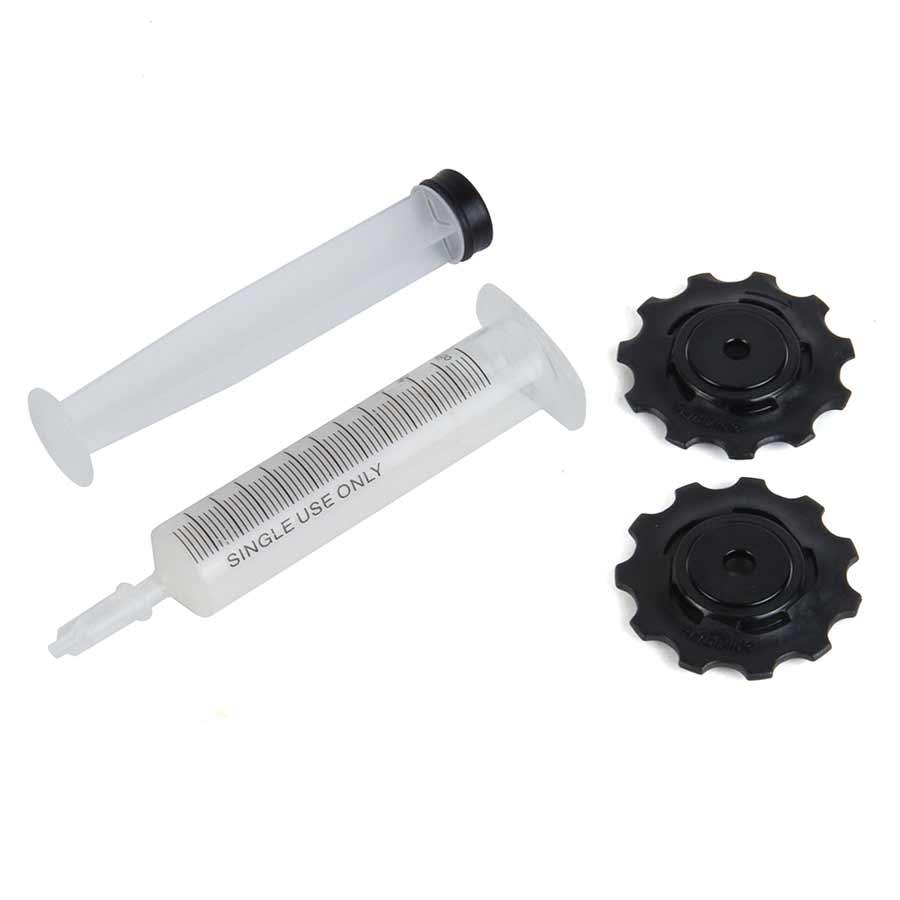 Ceramic Bearing AeroGlide Pulleys fit Red Rear Derailleur - Bicycle Warehouse