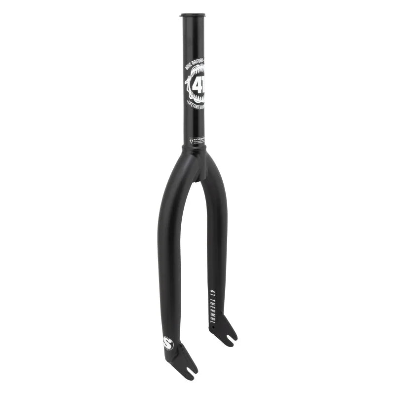 Darkwave BMX 20` Threadless 1-1/8` 165mm None Chromoly Matte Black 28mm - Bicycle Warehouse