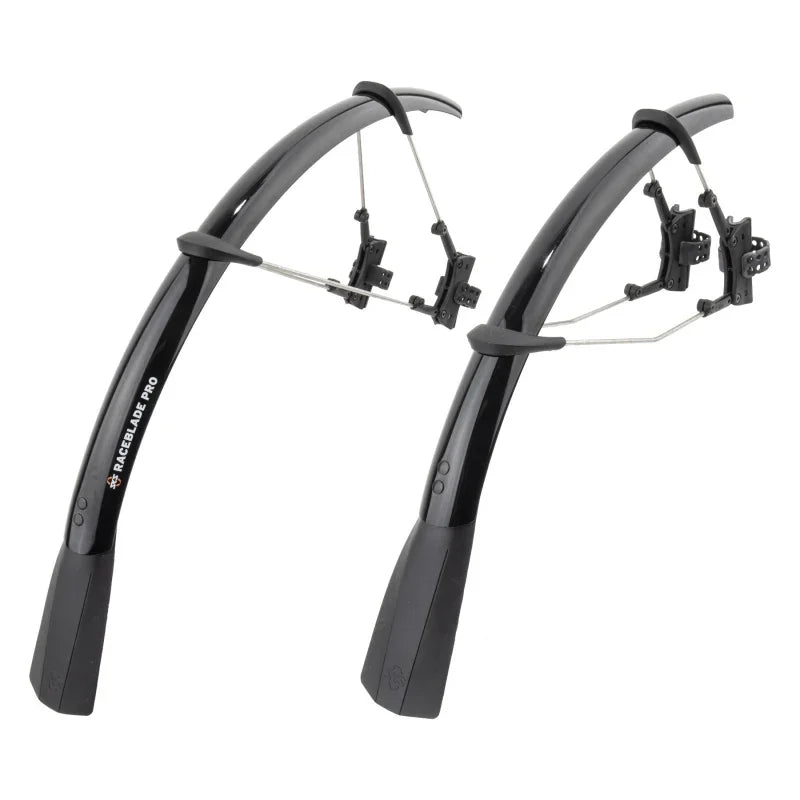 Raceblade Pro Fender Set 700 x 18-25: Black - Bicycle Warehouse