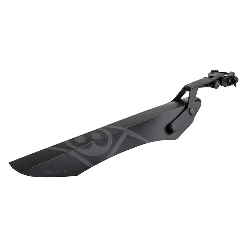 Grime MTB Rear Fender Rear MTB 560mm x 114mm Polypropylene Black 200g - Bicycle Warehouse