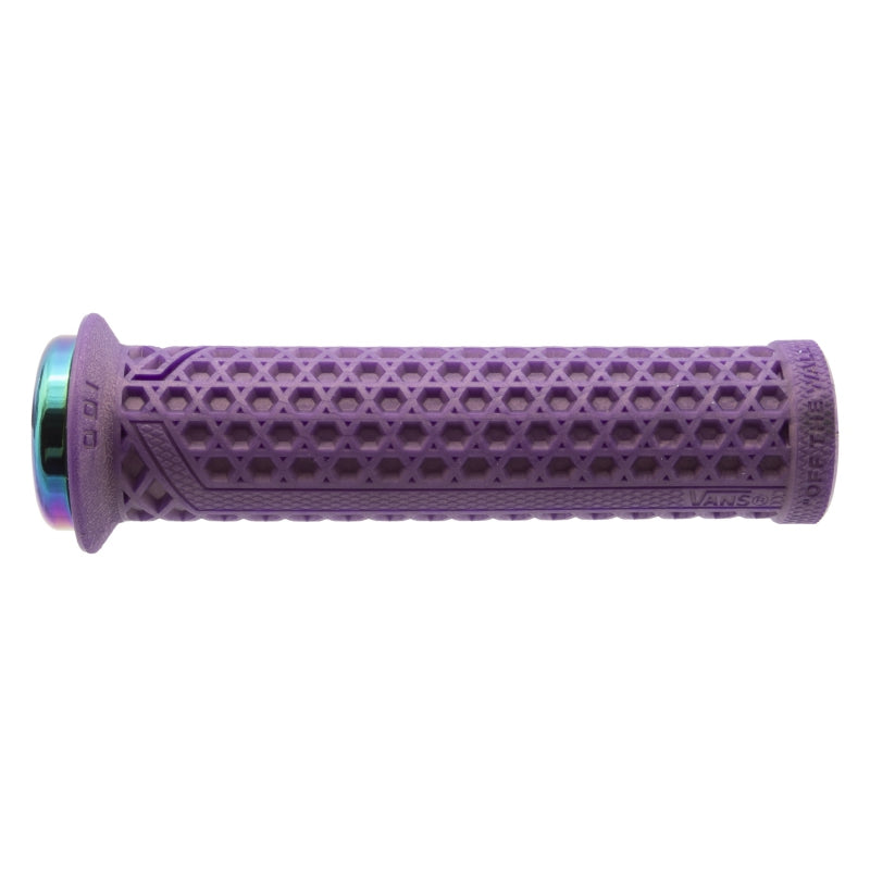 Vans v2.1 Lock-On Grips - Iridescent Purple Oil Slick - Bicycle Warehouse