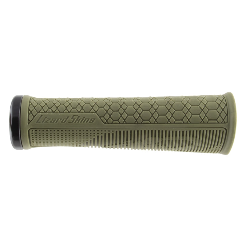 Gradient Lock-On Grips - Olive Green - Bicycle Warehouse