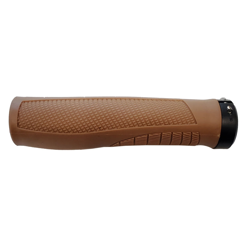 CZ Control Clamp-On Grips Tan - Bicycle Warehouse