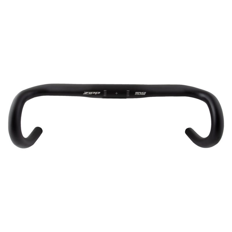Zipp Service Course 70 Ergo Drop Handlebar - Aluminum 31.8mm 40cm Bead Blast BLK B2 - Bicycle Warehouse