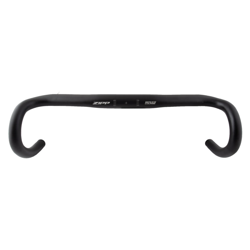 Zipp Service Course 70 Ergo Drop Handlebar - Aluminum 31.8mm 44cm Bead Blast BLK B2 - Bicycle Warehouse