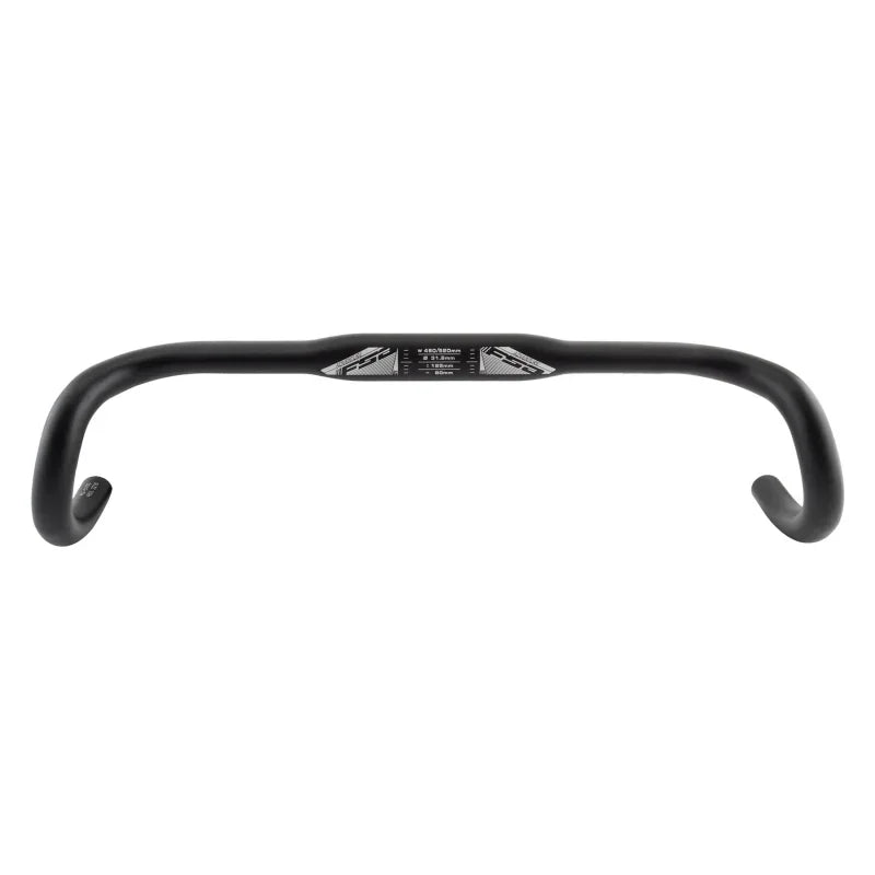 Full Speed Ahead NS Adventure Drop Handlebar - Aluminum 31.8mm 46cm Black - Bicycle Warehouse