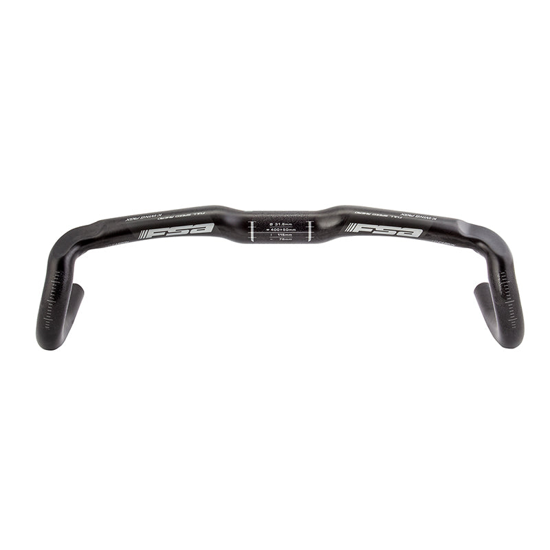 Full Speed Ahead K-Wing AGX Drop Handlebar - Carbon 31.8mm 40cm Carbon - Bicycle Warehouse