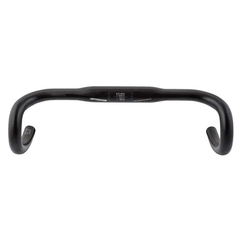 Full Speed Ahead Gossamer Compact Drop Handlebar - Aluminum 31.8mm 40cm BLK - Bicycle Warehouse