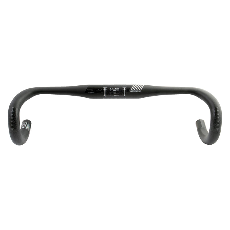 Full Speed Ahead SL-K Compact Drop Handlebar - Carbon 31.8mm 44cm Black - Bicycle Warehouse