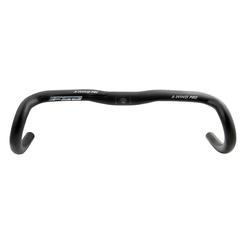 Full Speed Ahead A-Wing Pro AGX Drop Handlebar - Aluminum 31.8mm 42cm Black - Bicycle Warehouse