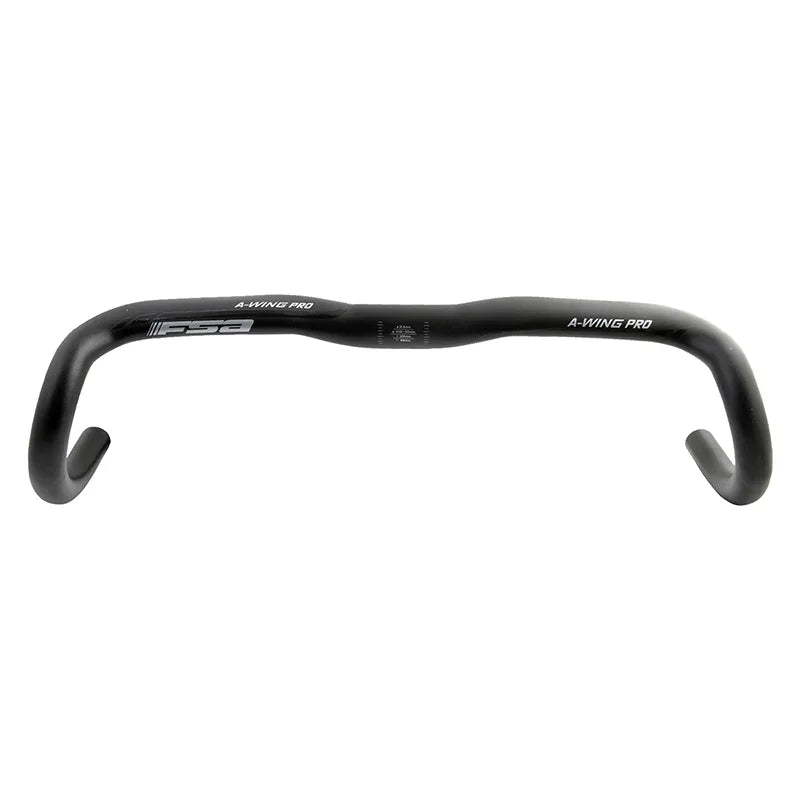 Full Speed Ahead A-Wing Pro AGX Drop Handlebar - Aluminum 31.8mm 44cm Black - Bicycle Warehouse