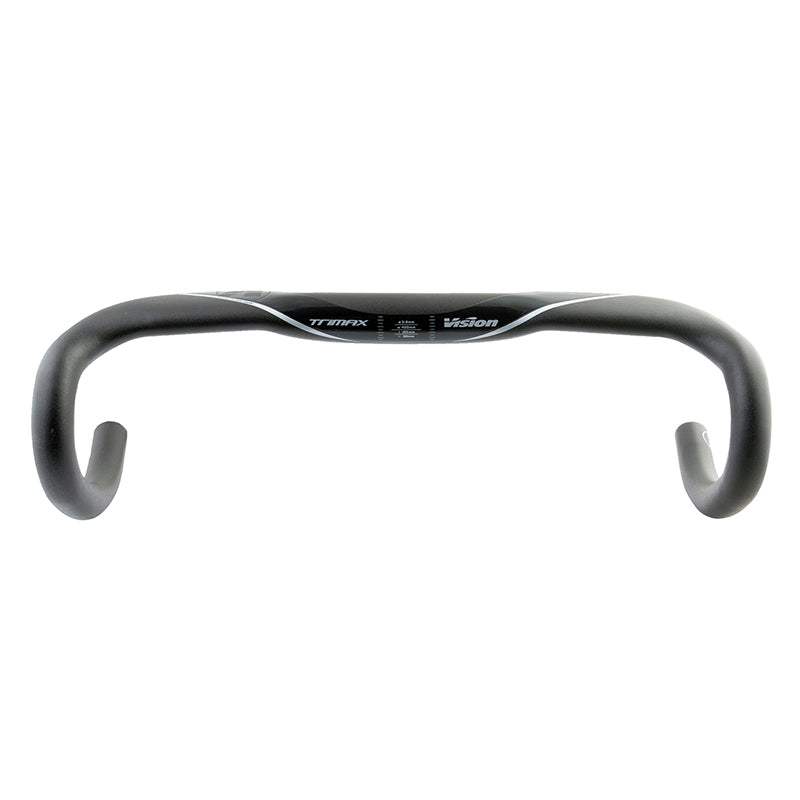 Vision Trimax Aero Alloy Bar (31.8) 42cm - Black - Bicycle Warehouse