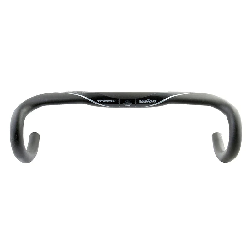 Vision Trimax Aero Alloy Bar (31.8) 42cm - Black - Bicycle Warehouse