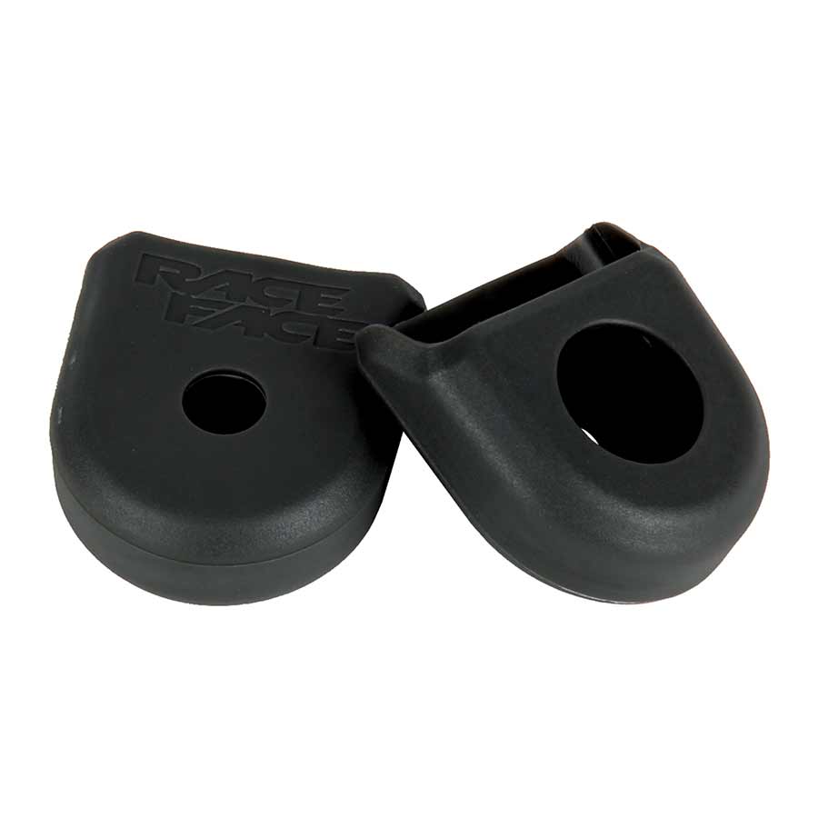 RaceFace Crank Boots: For Carbon Cranks 2-Pack Black - Bicycle Warehouse