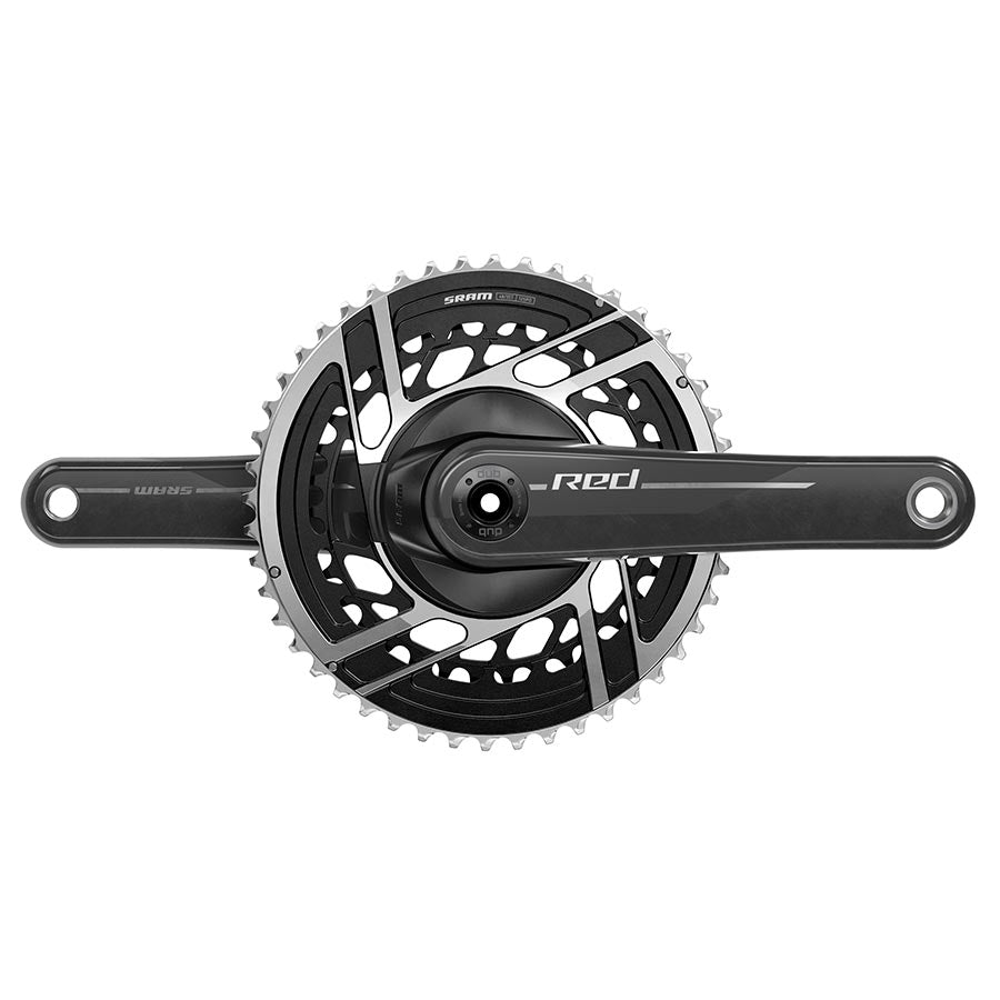 RED Crankset - 167.5mm 2x 12-Speed 50/37t 8-Bolt Direct Mount DUB Spindle Interface Natural Carbon E1 - Bicycle Warehouse