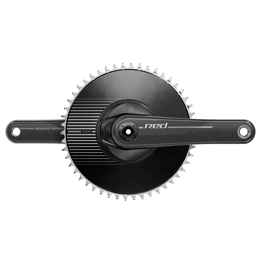 RED 1 Crankset - 160mm 12-Speed 50t Aero Chainring 8-Bolt Direct Mount DUB Spindle Interface Natural Carbon E1 - Bicycle Warehouse