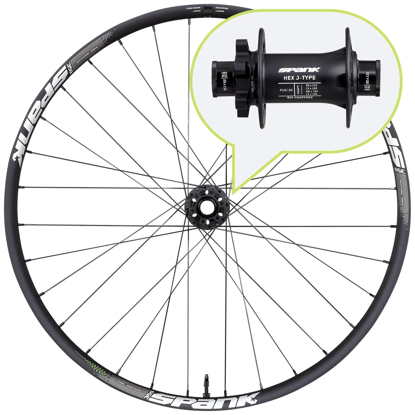 Spank SPANK 359 Vibrocore™ FRONT Wheel - Wheels - Bicycle Warehouse