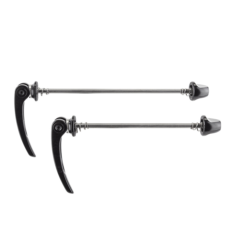 Zipp Tangente Quick Release Skewer Set - 100mm/130mm Titanium BLK With BLK Logo - Bicycle Warehouse