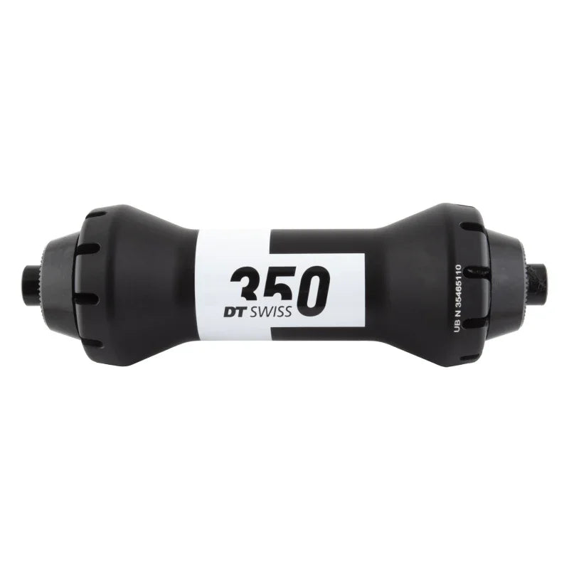 DT Swiss 350 Front Hub - QR x 100mm Rim Brake Black 20H Straightpull - Bicycle Warehouse