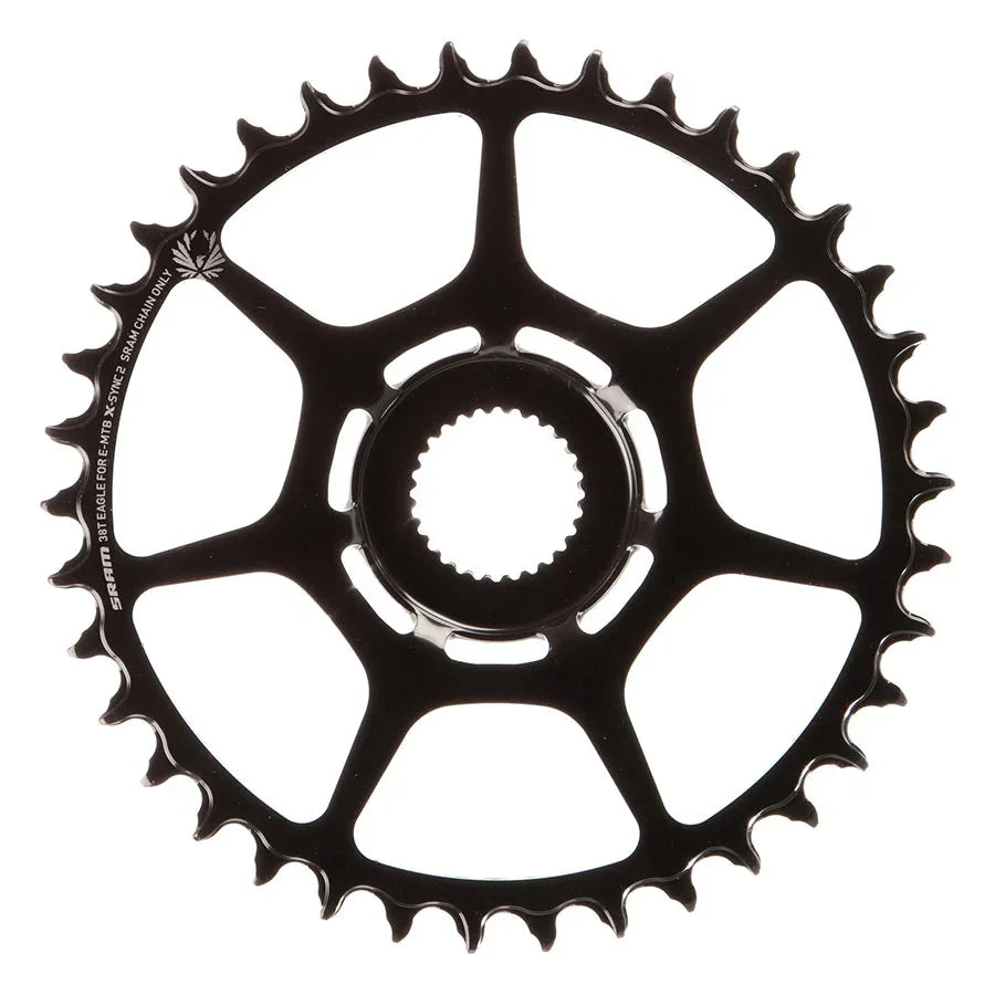 Bosch X-Sync 2 Steel Eagle Direct Mount Chainring - 38T Non-Boost Black - Bicycle Warehouse