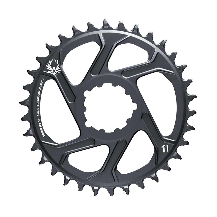 X-Sync Eagle 12sp 6mm DM Chainring Forged 32t Lunar - Bicycle Warehouse