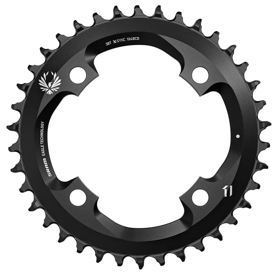 Eagle X-SYNC 2 Chainring - 38t 104 BCD Steel Black - Bicycle Warehouse