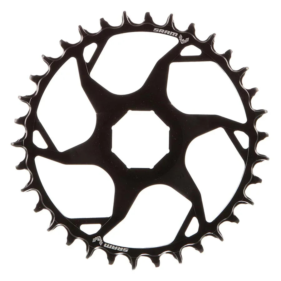T-Type E-MTB Chainring Brose CL55 34t Blk/Slv - Bicycle Warehouse