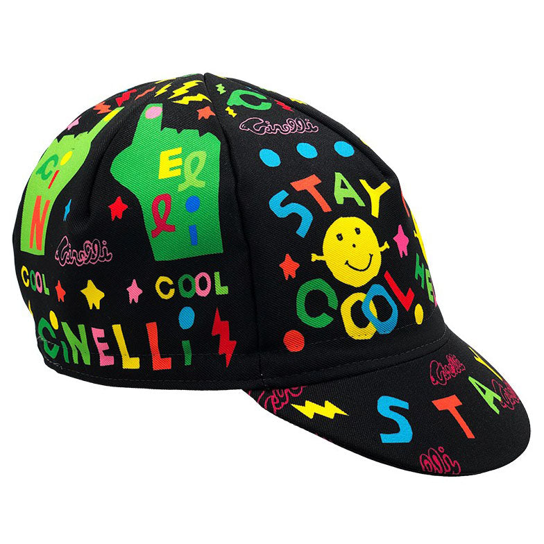 Cycling Cap Binkow Art Stay Cool Black - Bicycle Warehouse